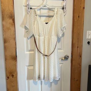 White summer dress from Torrid